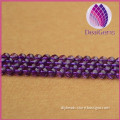 2015 new arrival 8mm natural 128 faceted amethyst round beads for jewelry